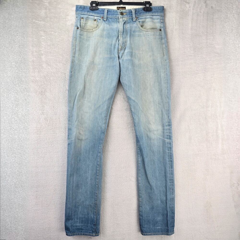 Civilianaire Jeans Mens 31 (Fits 33x34) Slim Long Japanese Selvage Denim USA